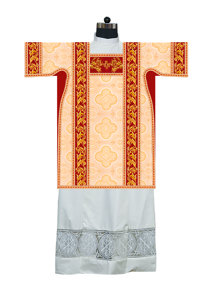 Tunicle Vestment with Woven Braids