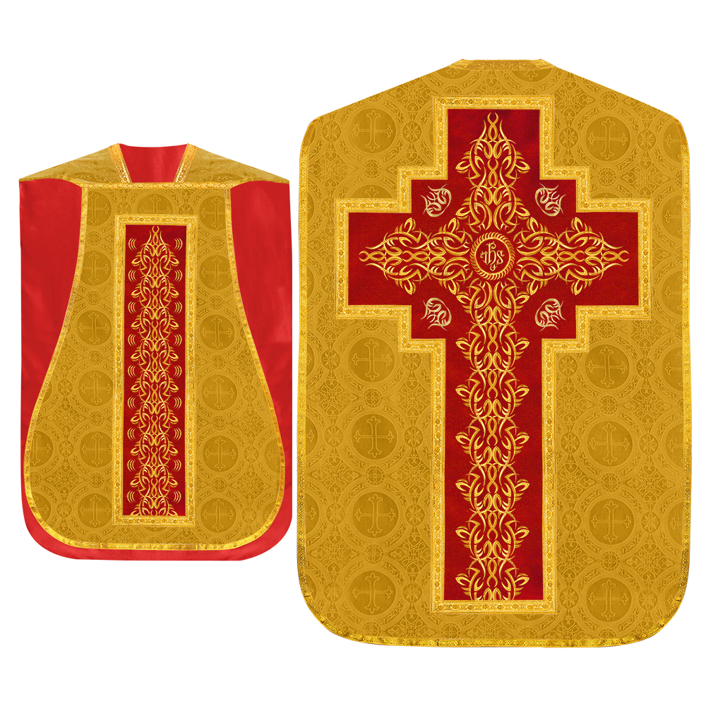 Fiddleback vestment with stole