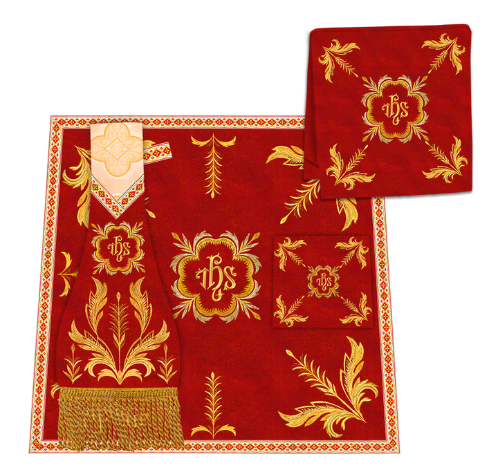 Monastic chasuble Vestments With Detailed braids and trims