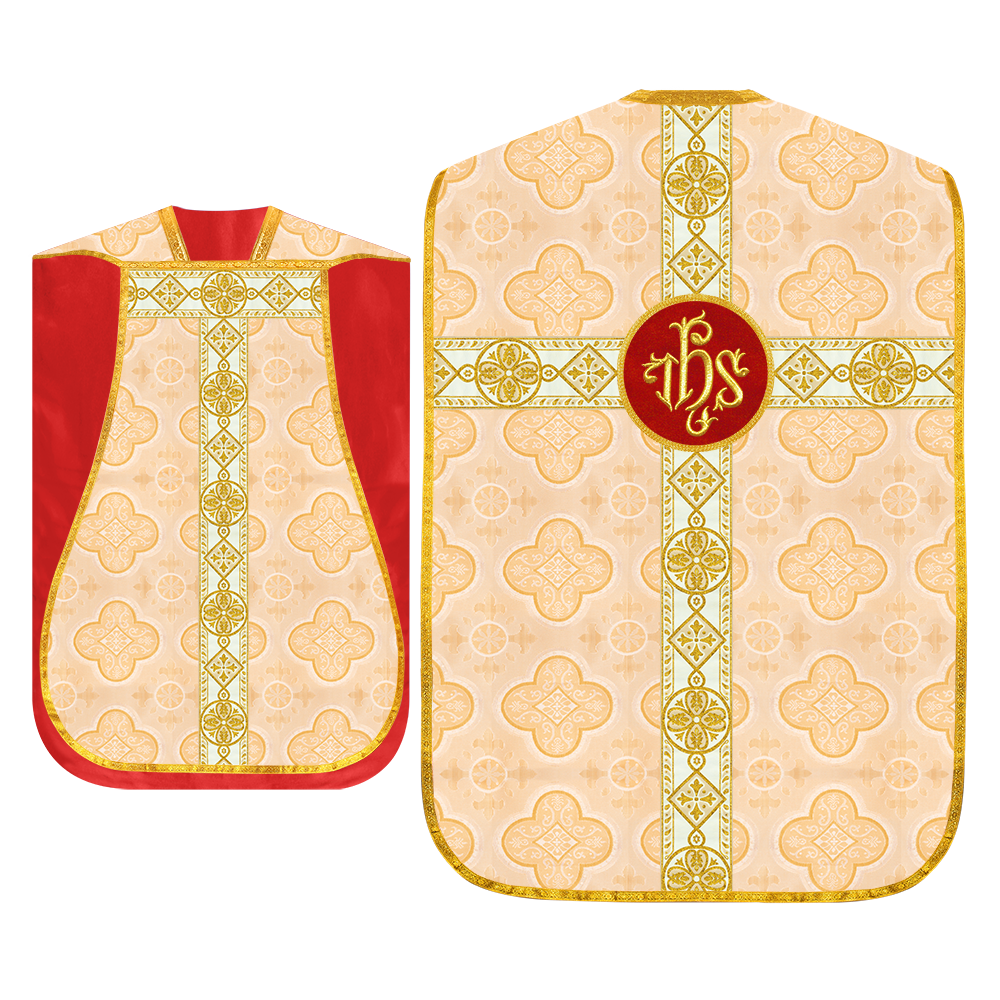 Fiddleback Vestment adorned with lace