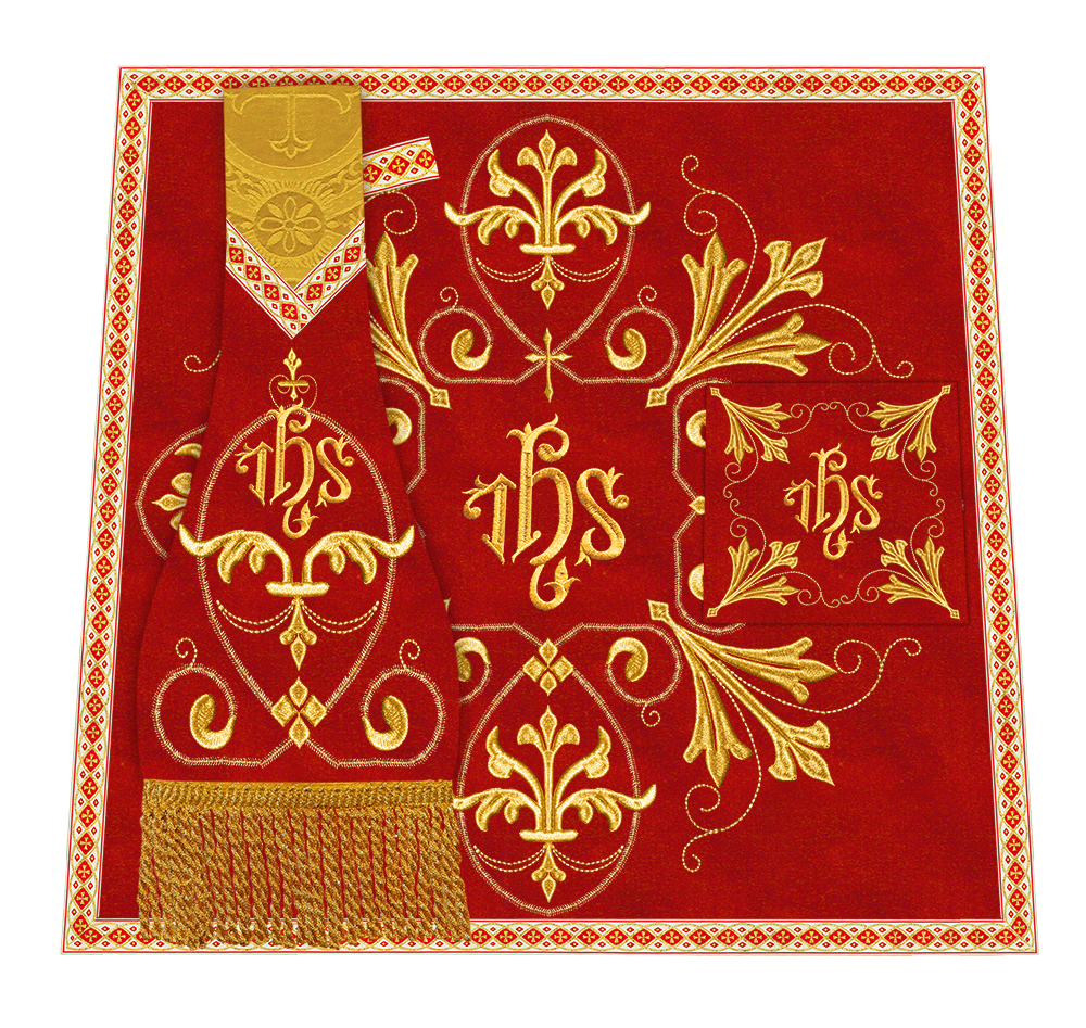 Spiritual Embroidery Mass Set Vestment