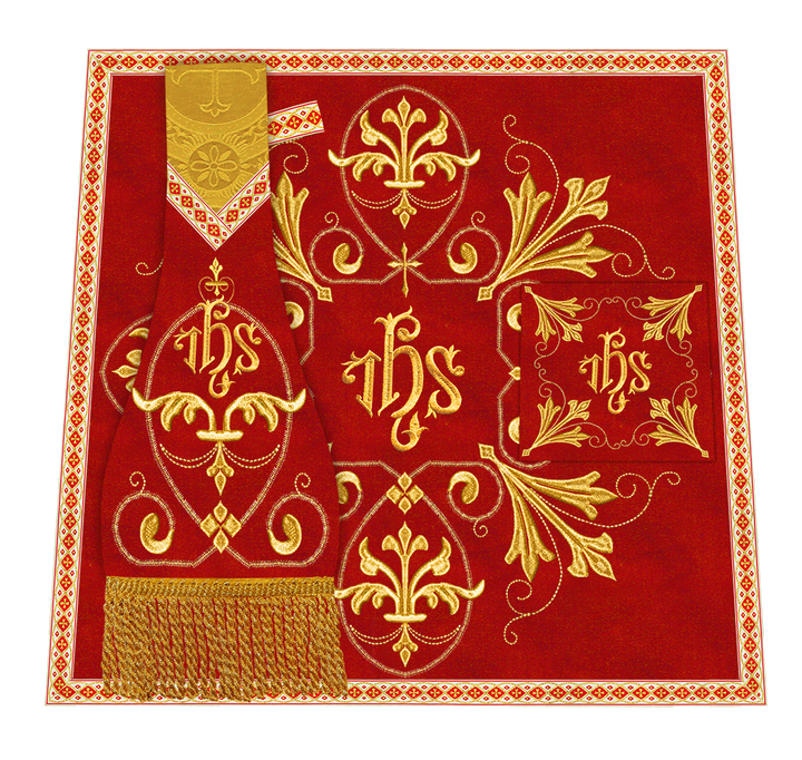 Spiritual Embroidery Mass Set Vestment