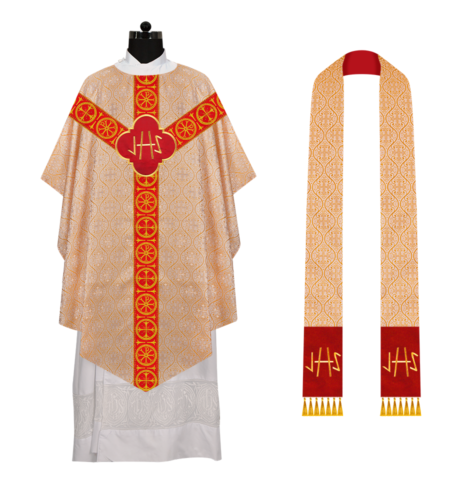 Exquisite Pugin chasuble with Orphrey