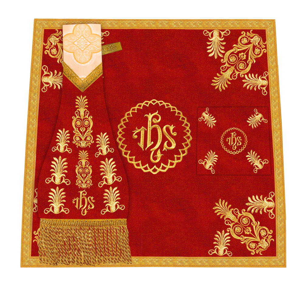 Mass set with solemn designs