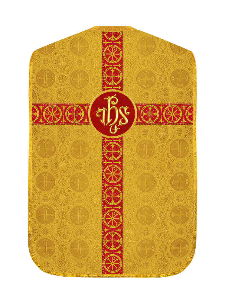 Roman Chasuble with Adorned Orphrey