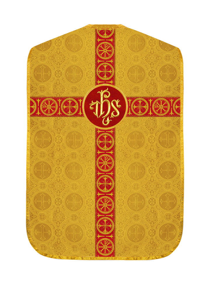 Roman Chasuble with Adorned Orphrey