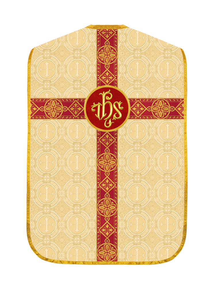 Embroidered Roman Chasuble Vestment