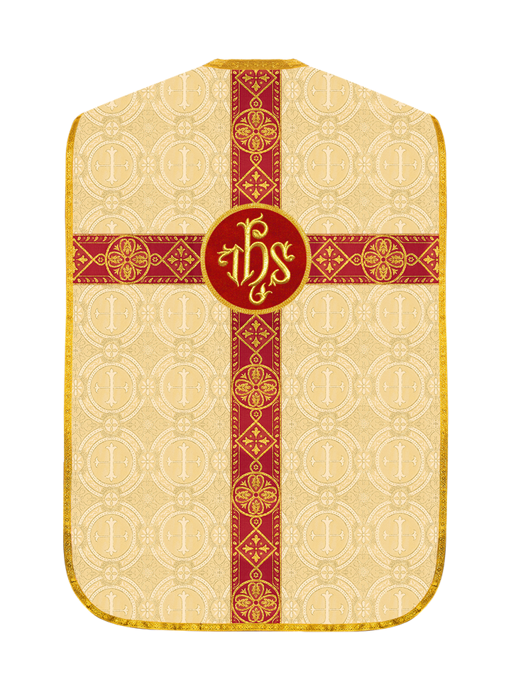 Embroidered Roman Chasuble Vestment