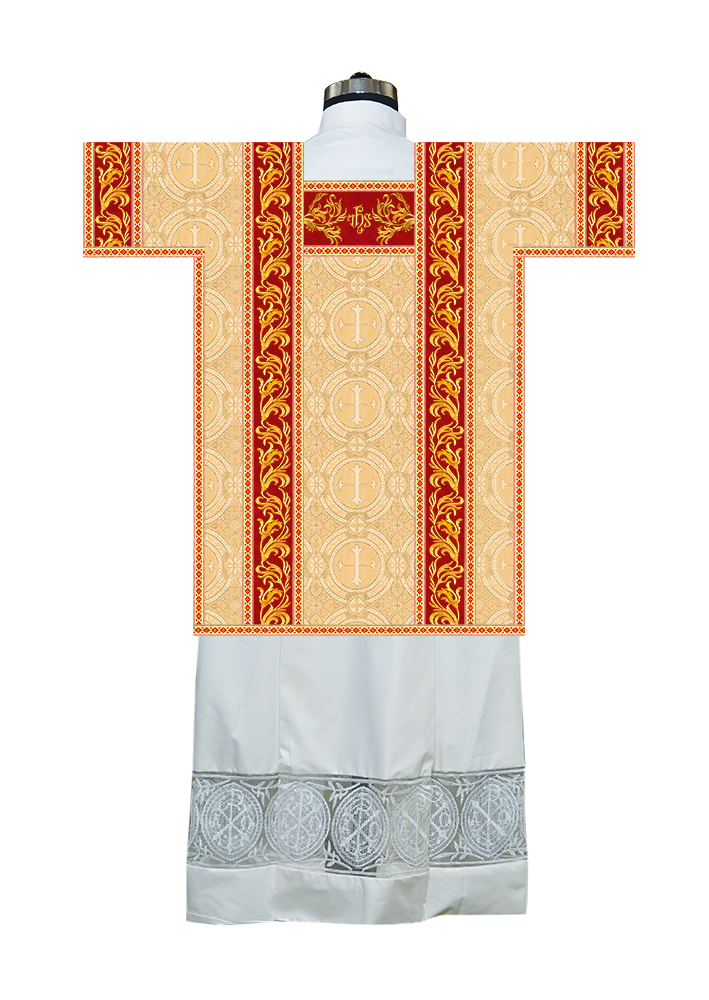 Tunicle Vestment with Woven Braids