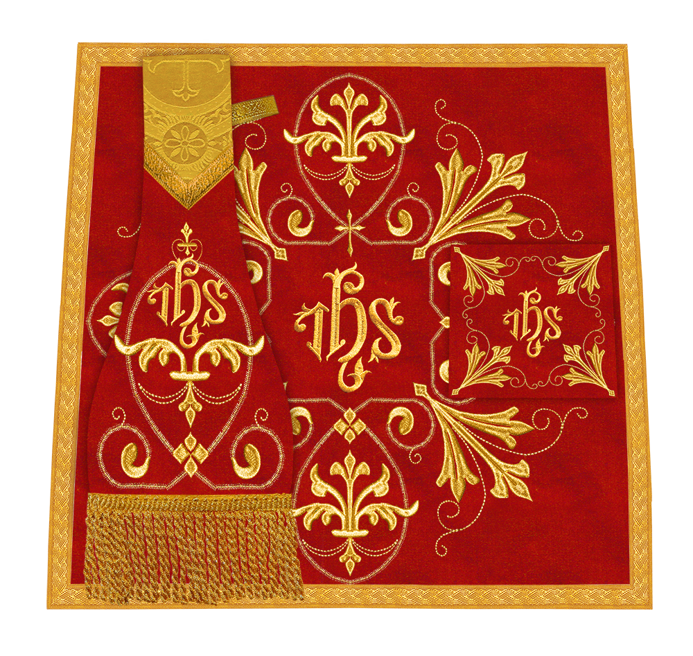 Gothic Chasuble with Ornate Lace