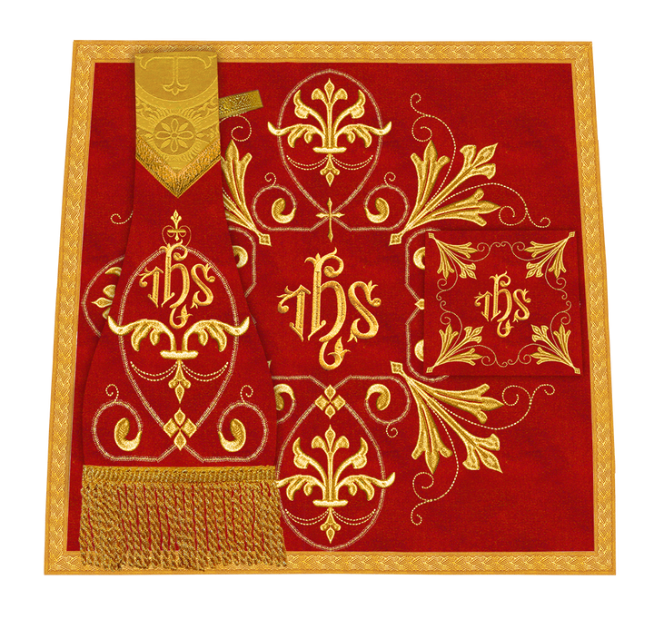 Gothic Chasuble with Ornate Lace