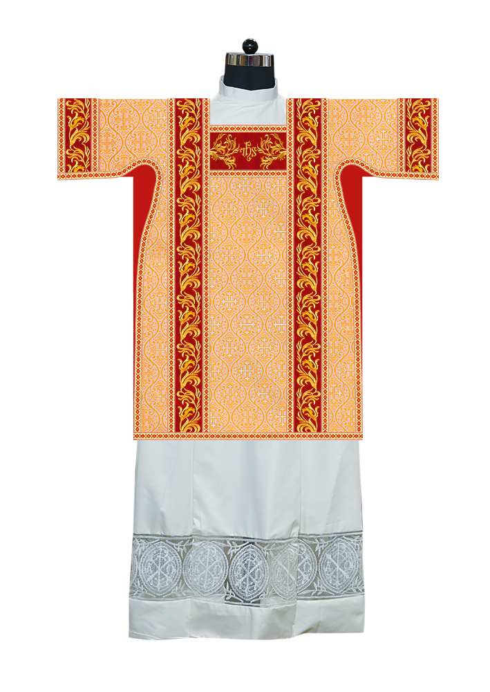 Tunicle Vestment with Woven Braids