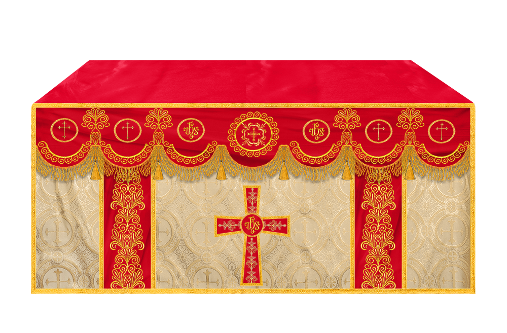 Altar Cloth with Liturgical Motif