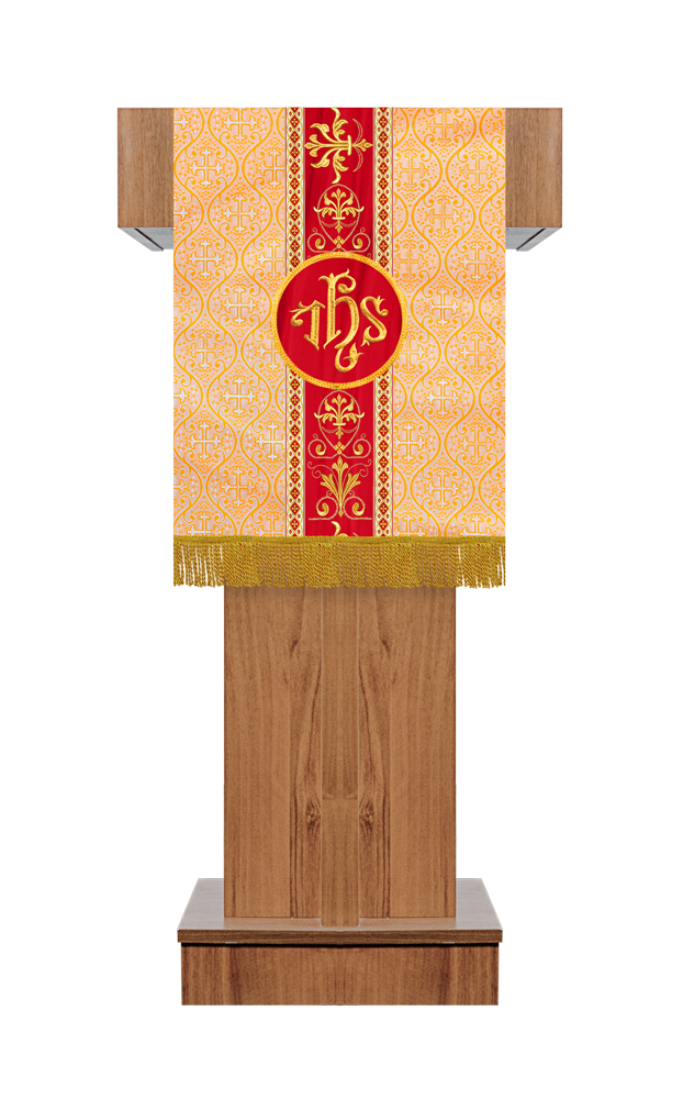 Altar Cloth with Spiritual Motif and Trims