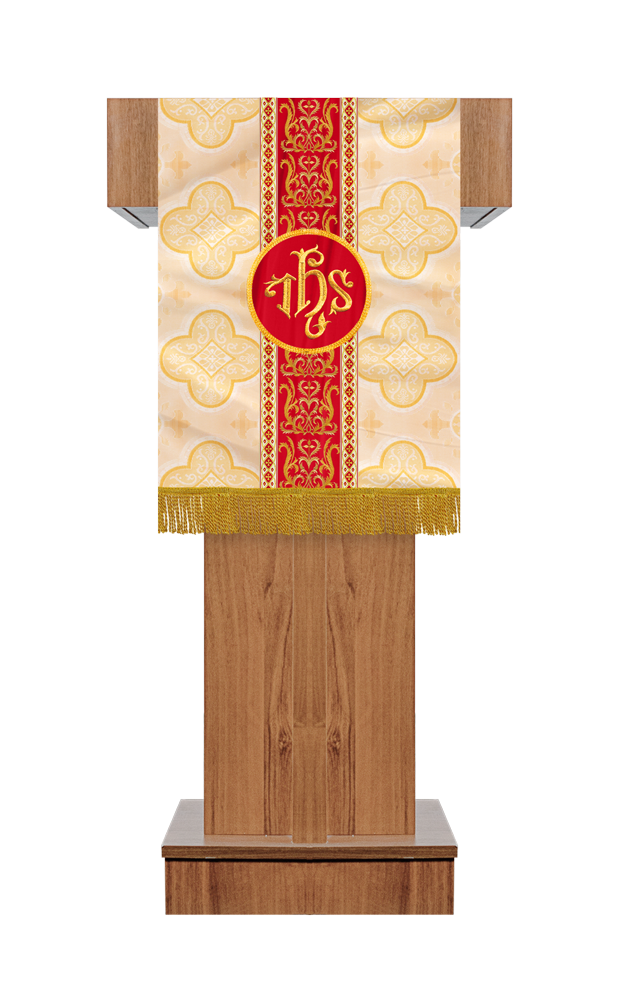 Communion Table Cloth with Embroidered Trims