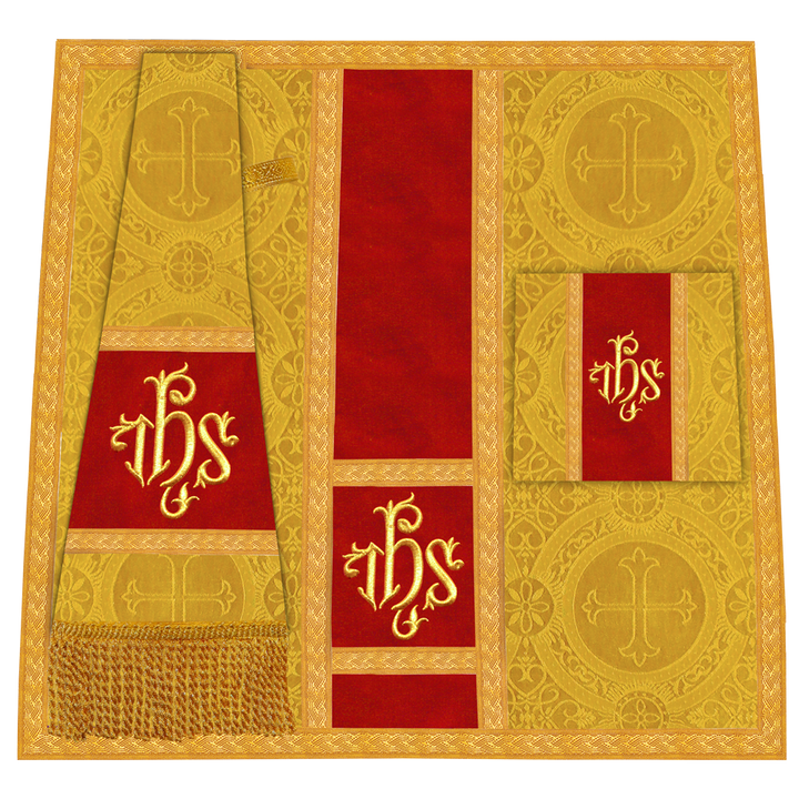 Roman chasuble with Motif and Trims