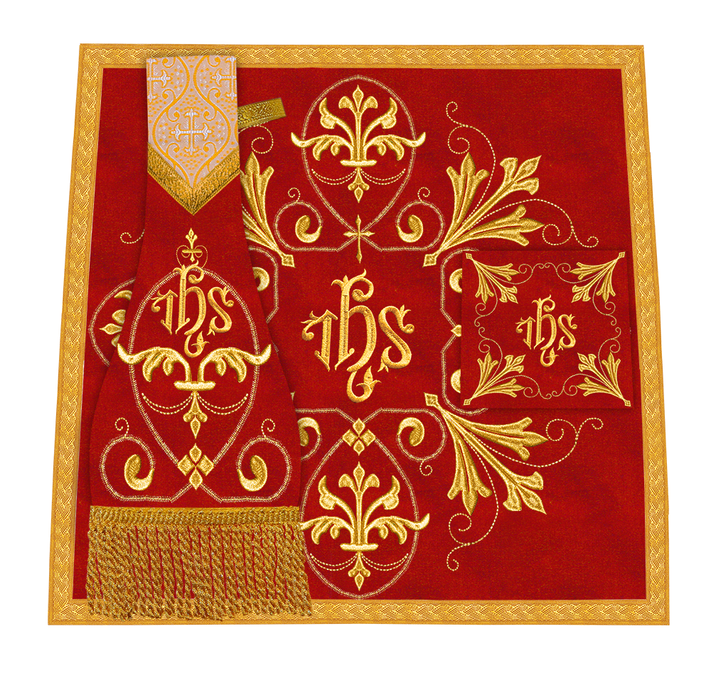 Gothic Chasuble with Ornate Lace