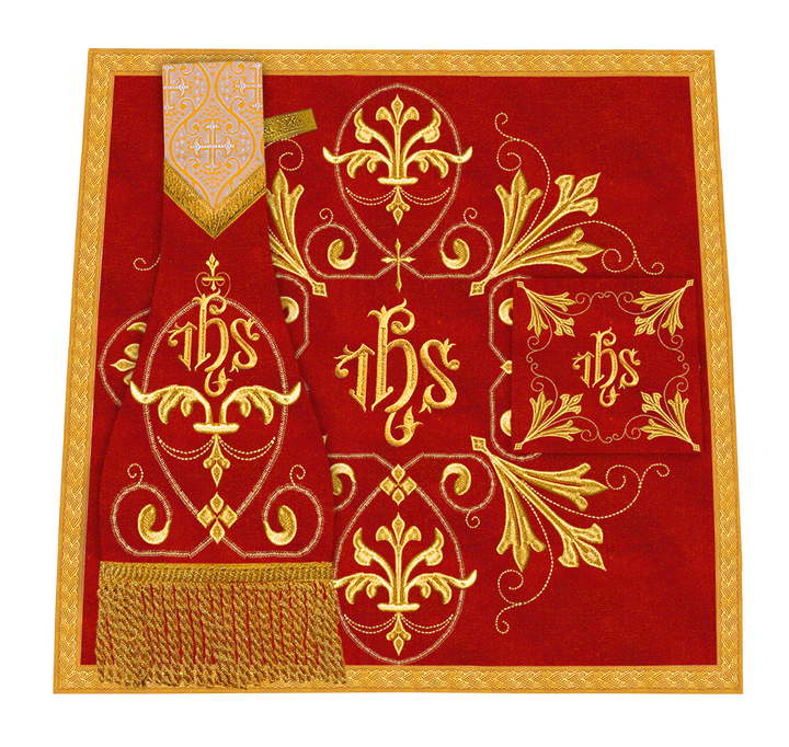 Gothic Chasuble with Ornate Lace