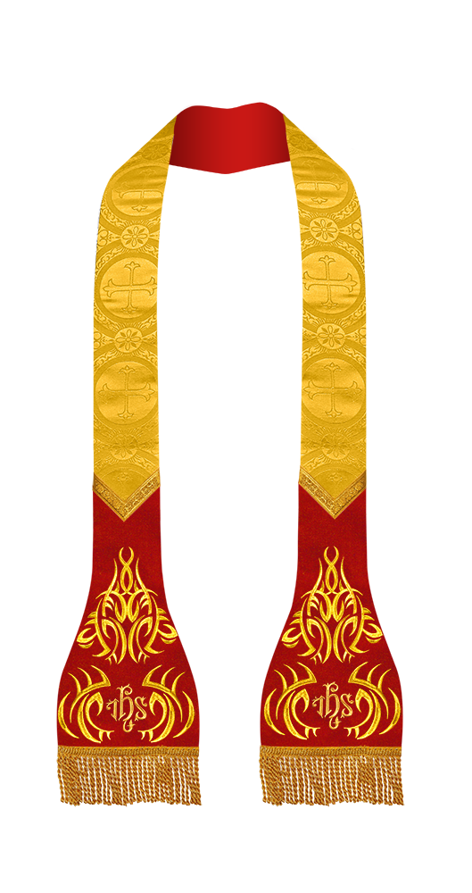 Roman Stole with Spiritual motif