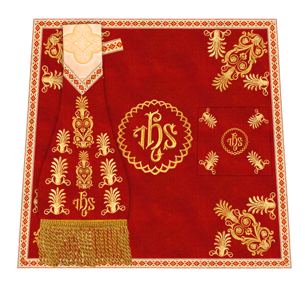 Embroidered Motif and Trims Mass set