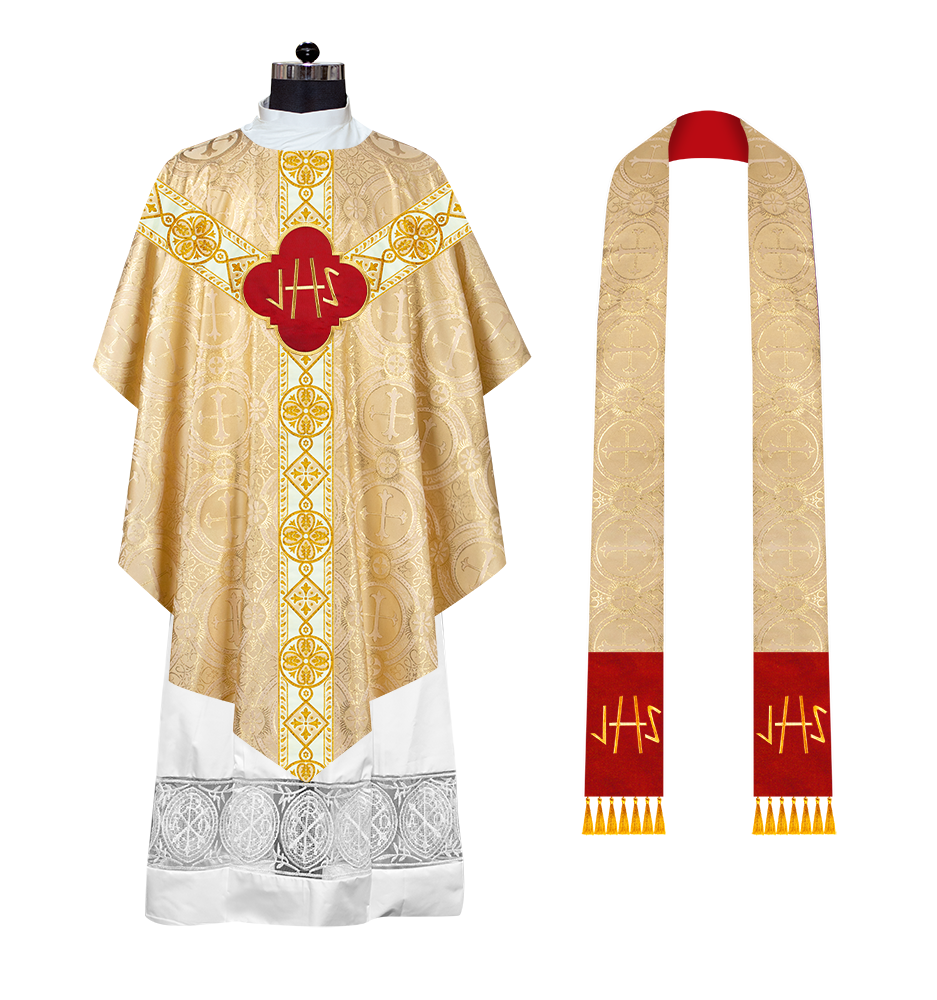 Ornate Liturgical Pugin Chasuble Vestment