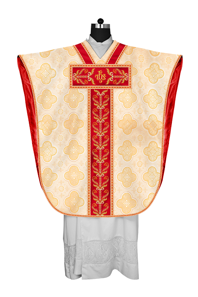 Borromean Chasuble Vestment With Liturgical Trims