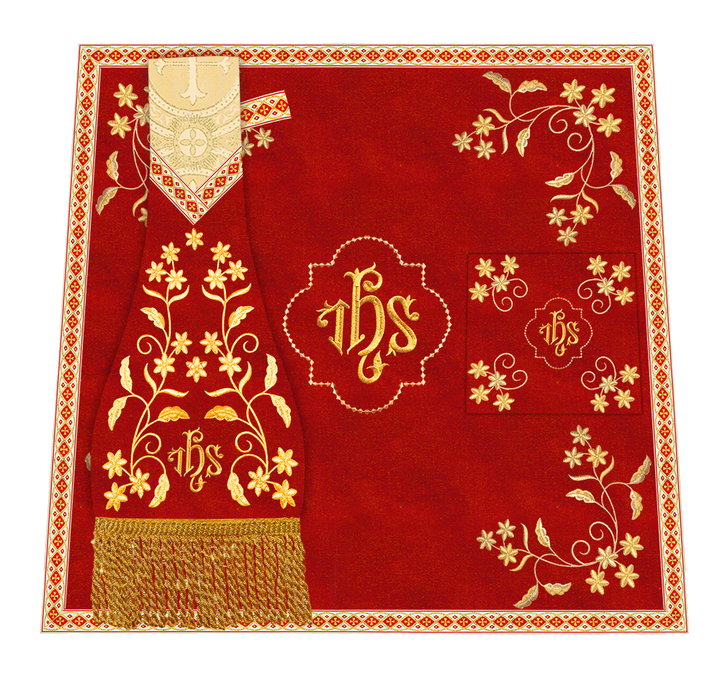 Floral Embroidery Spiritual Mass Set