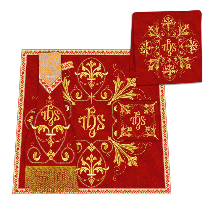 Altar Cloth with Spiritual Motif and Trims
