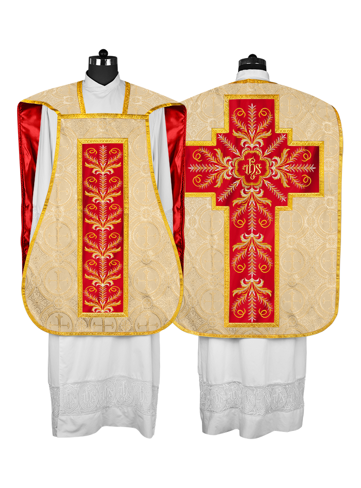 Roman Chasuble with liturgical motifs