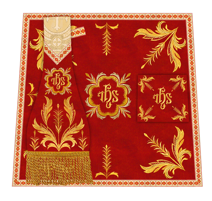 Borromean Chasuble Vestment With Liturgical Trims