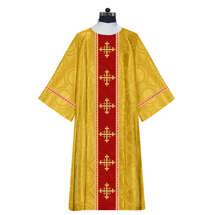 Dalmatics With Ornated Spiritual Cross and Trims