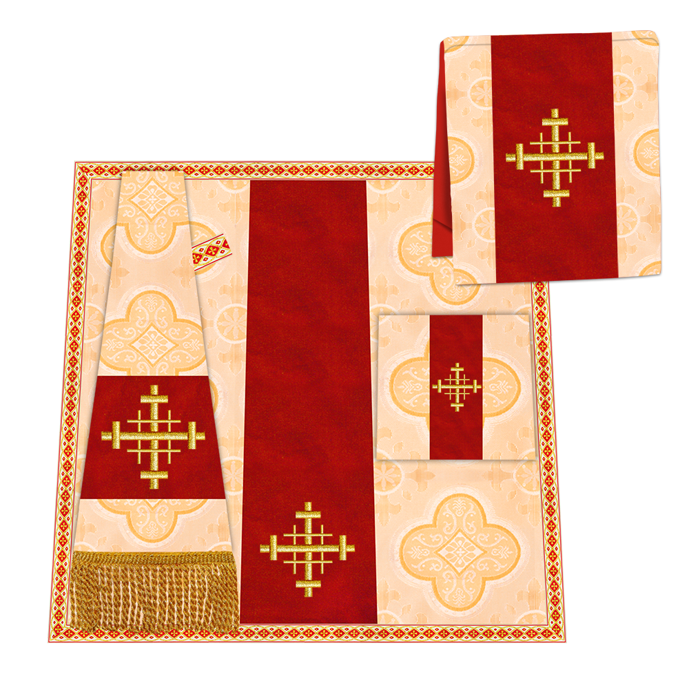 Enhanced Gothic Cope Vestments With Liturgical cross