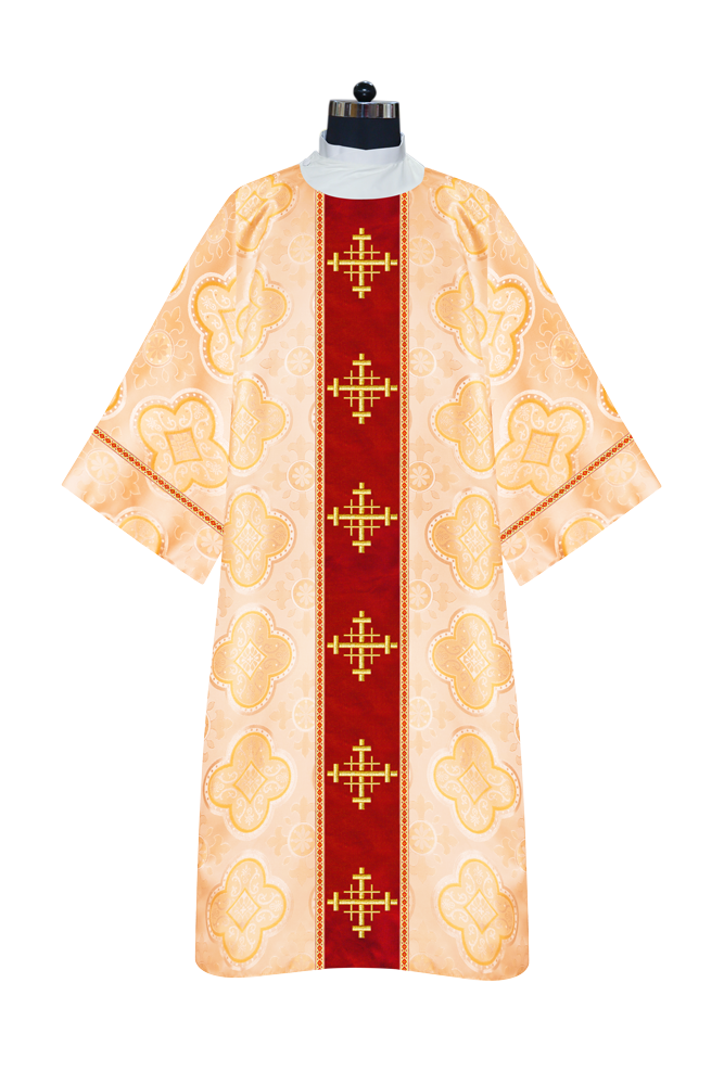 Dalmatics With Ornated Spiritual Cross and Trims