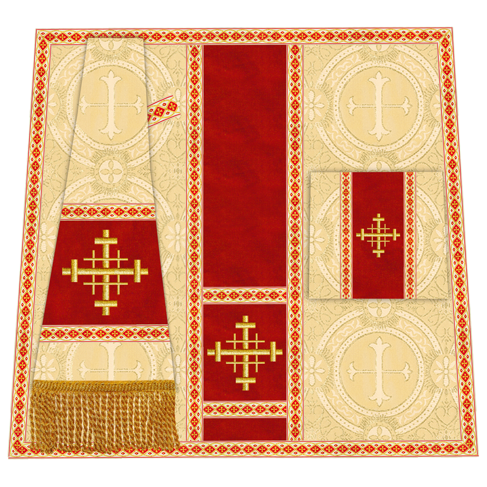 Liturgical Mass set with Cross