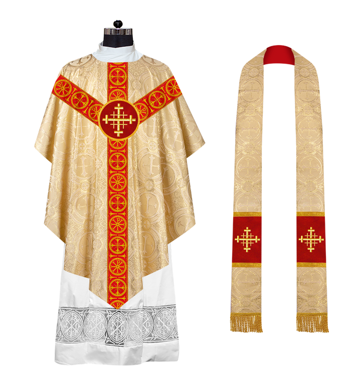 Pugin Chasuble with Designer orphrey