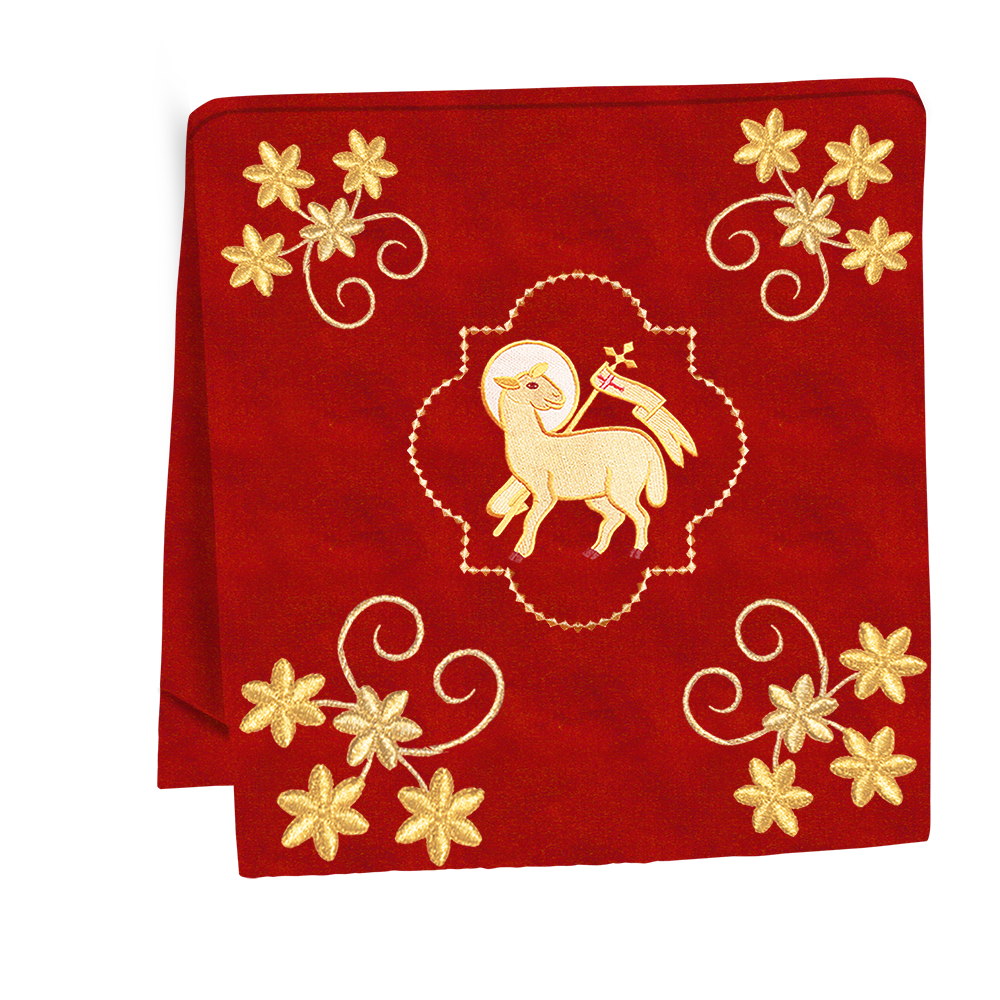 Altar Cloth with Fine Embroidery and Spiritual Motif