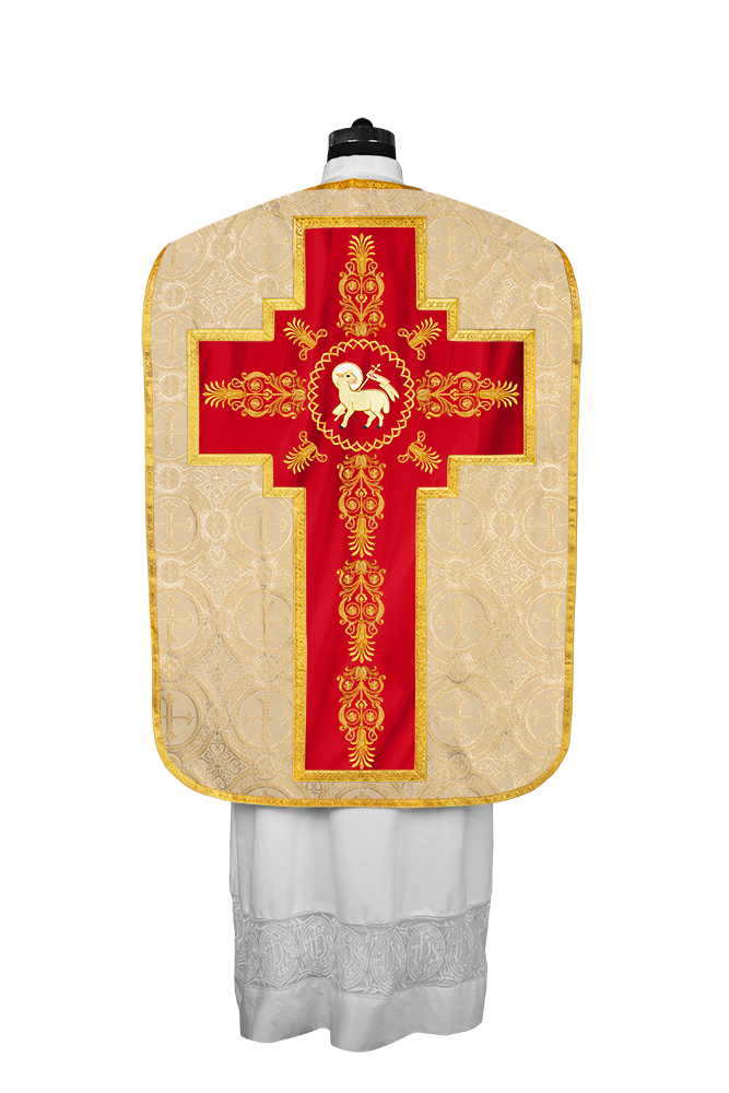 FIDDLEBACK WITH EMBROIDERED ORPHERY