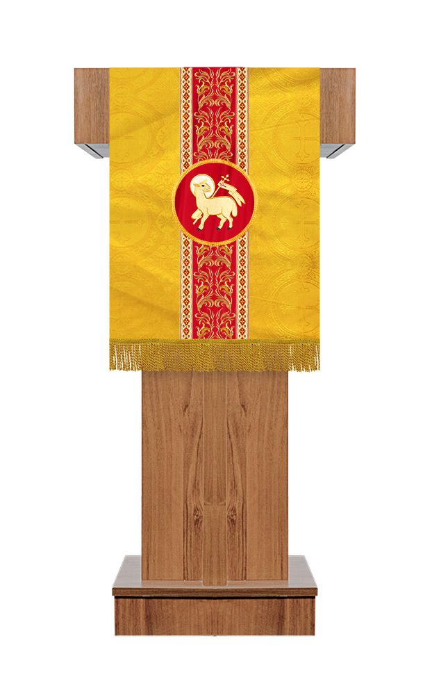 Pulpit/Lectern with Motif and Trims