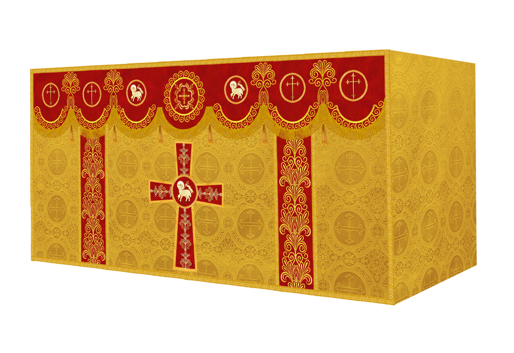 Altar Cloth with Liturgical Motif