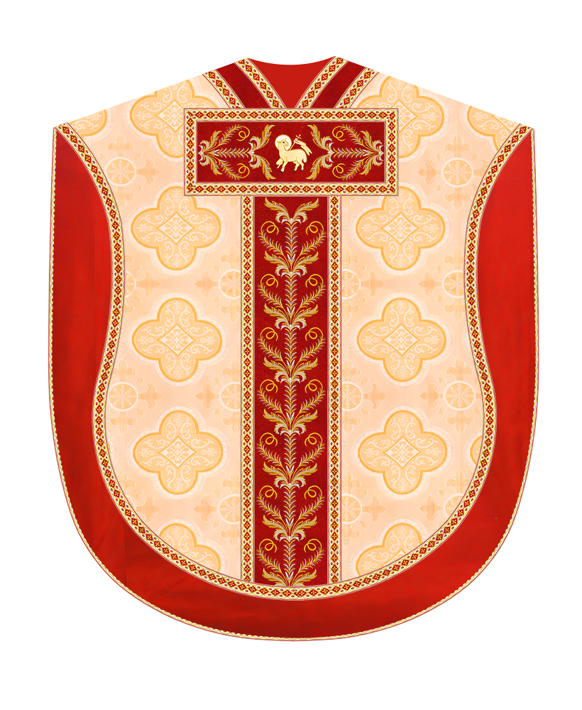 Borromean Chasuble Vestment With Liturgical Trims