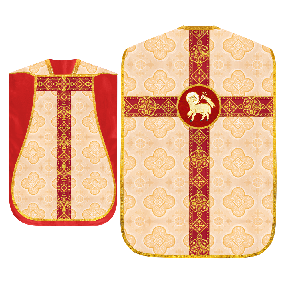 Embroidered Roman Chasuble Vestment