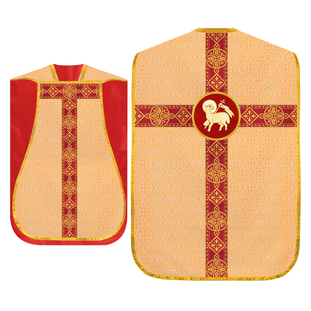 Embroidered Roman Chasuble Vestment