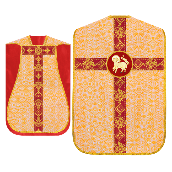 Embroidered Roman Chasuble Vestment