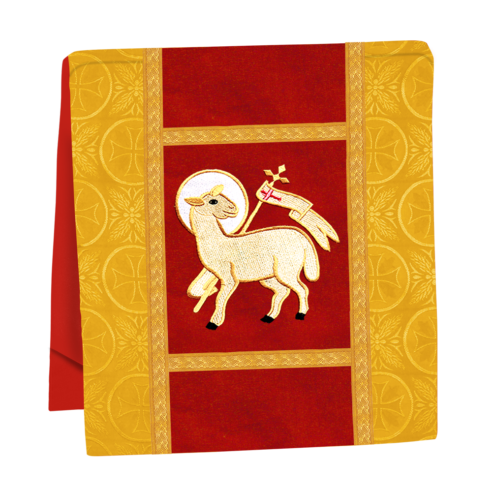 Handcrafted Altar Mass Set with Embroidered Motif