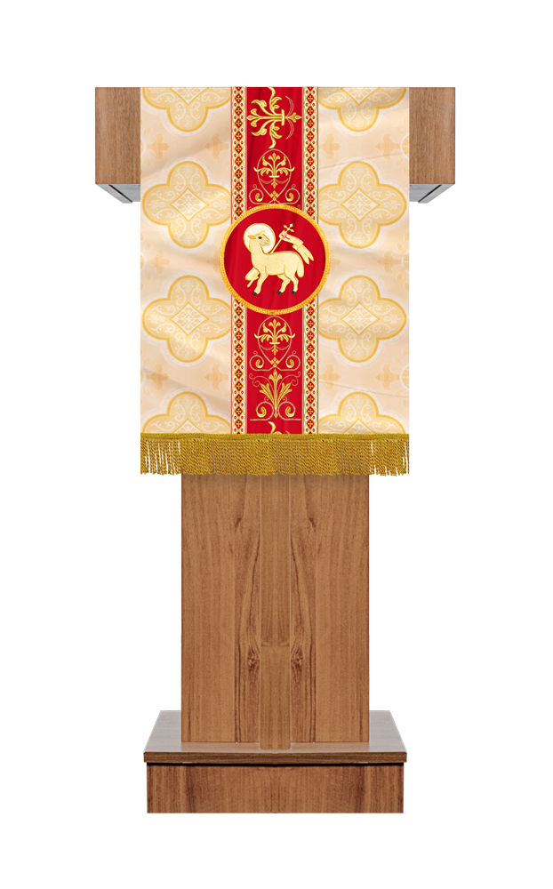 Altar Cloth with Spiritual Motif and Trims
