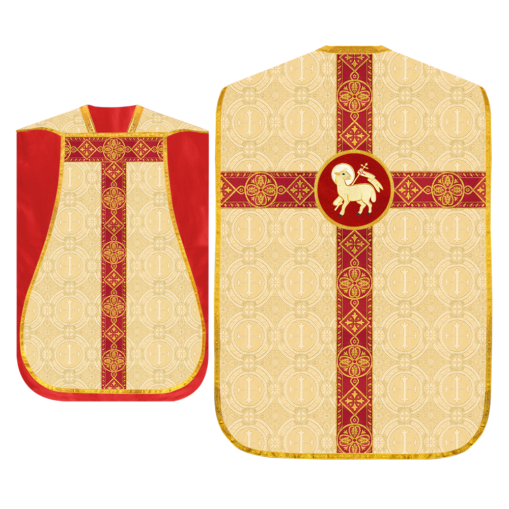 Embroidered Roman Chasuble Vestment