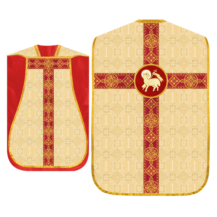 Embroidered Roman Chasuble Vestment