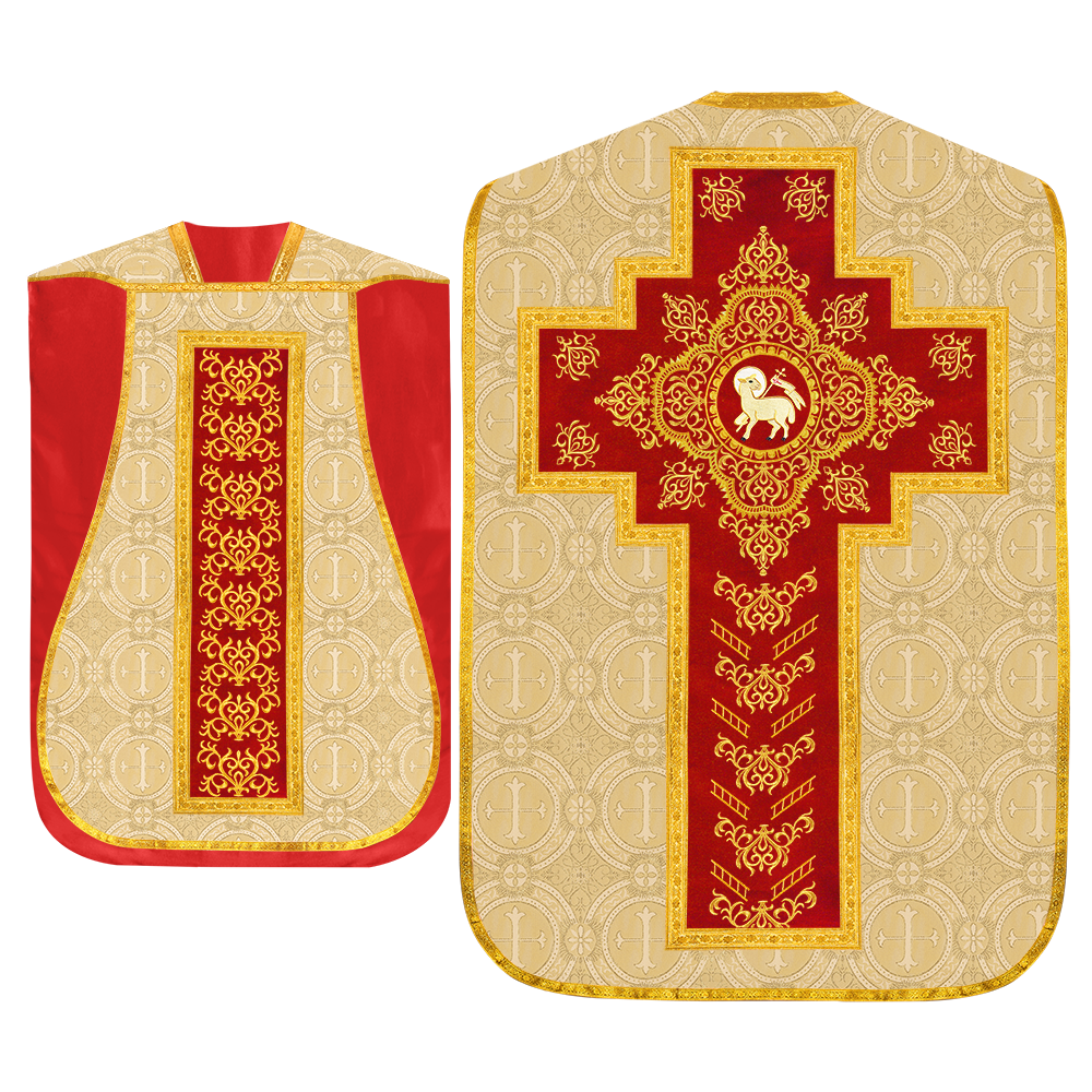 Fiddleback Vestment with Adorned Orphrey