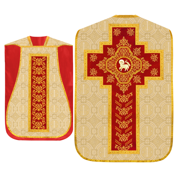 Fiddleback Vestment with Adorned Orphrey