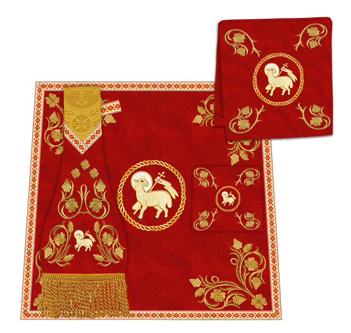 Roman Cope Vestment with Grapes Embroidered trims